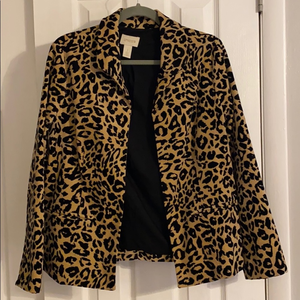 Chico’s Leopard Print Jacket